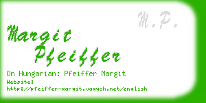 margit pfeiffer business card